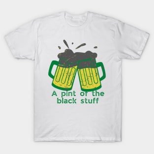 St Patrick Pint black stuff T-Shirt